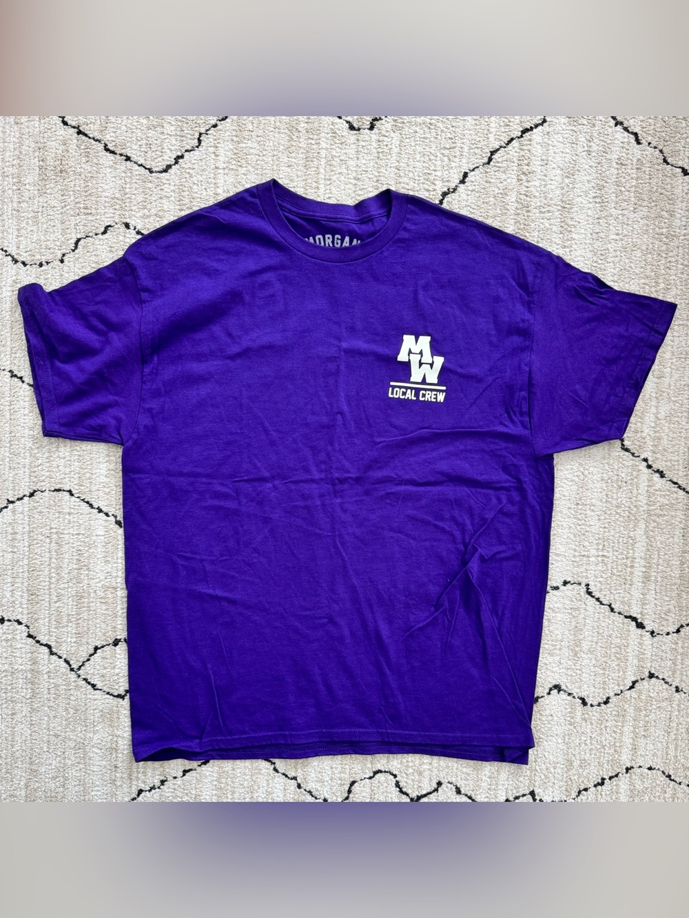 Morgan Wallen 2026 Tour “Local Crew” Purple T-Shirt XL